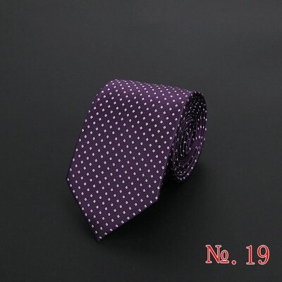 Нова модна раирана мъжка вратовръзка на каре Червено синьо сиво Класически вратовръзки Развлечение Бизнес сватба Висококачествена 6 см копринена вратовръзка