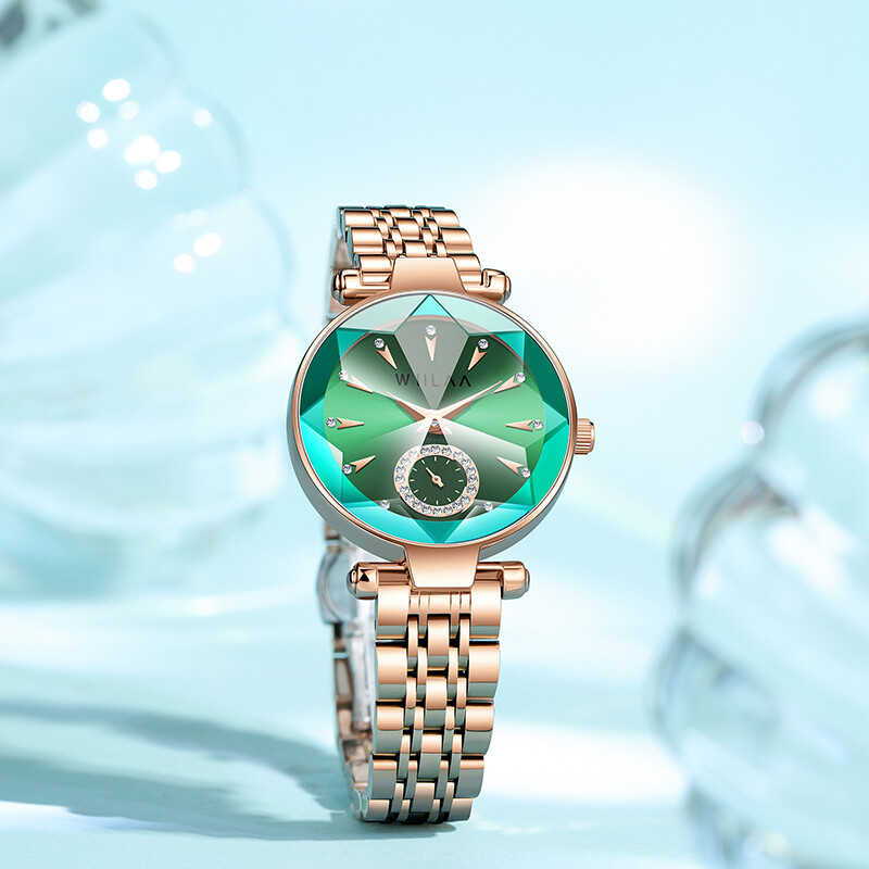 Ženski satovi za dame Ručni satovi Zeleni kvarcni ručni satovi od nehrđajućeg čelika relogio feminino 2024. Vrhunac luksuzne marke