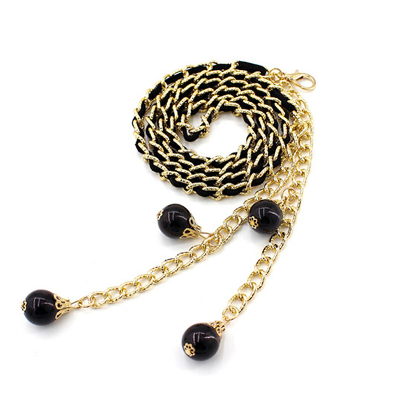 Augstas jostasvietas Zelta sudraba jostas sievietēm Modes jostasvietas Vispārpiemērota josta ballītēm Juvelierizstrādājumi Kleita Viduklis Metāla ķēdes jostas