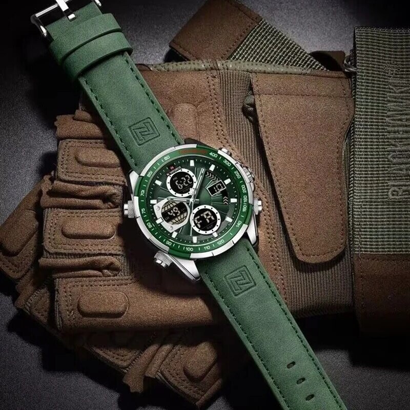 NAVIFORCE Modni vojni satovi za muškarce Luksuzni originalni sportski kronografski sat Vodootporni kvarcni ručni sat