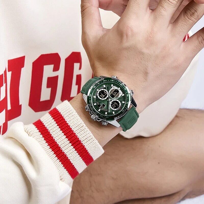 NAVIFORCE Modni vojni satovi za muškarce Luksuzni originalni sportski kronografski sat Vodootporni kvarcni ručni sat