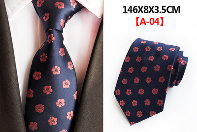 Modes vīriešu 8 cm formāla kaklasaite Bule Red Paisley ziedu žakarda kaklasaite sievietēm biznesa kāzu ballītei Gravata kaklasaites