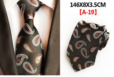 Modes vīriešu 8 cm formāla kaklasaite Bule Red Paisley ziedu žakarda kaklasaite sievietēm biznesa kāzu ballītei Gravata kaklasaites