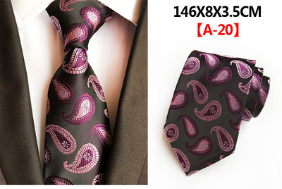 Modes vīriešu 8 cm formāla kaklasaite Bule Red Paisley ziedu žakarda kaklasaite sievietēm biznesa kāzu ballītei Gravata kaklasaites