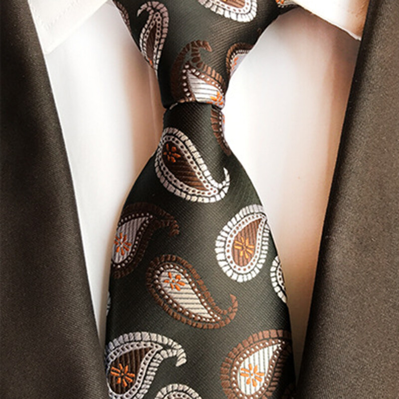 Modes vīriešu 8 cm formāla kaklasaite Bule Red Paisley ziedu žakarda kaklasaite sievietēm biznesa kāzu ballītei Gravata kaklasaites