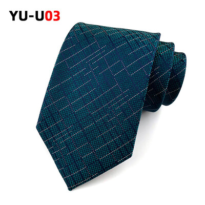 Jauns 8CM Corbatas Profesionālās kleitas kaklasaites Svītrains biznesa modes krekls vīriešu kaklasaite