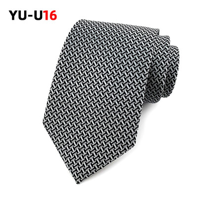 Jauns 8CM Corbatas Profesionālās kleitas kaklasaites Svītrains biznesa modes krekls vīriešu kaklasaite