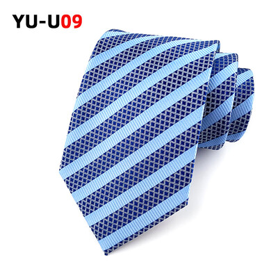 Jauns 8CM Corbatas Profesionālās kleitas kaklasaites Svītrains biznesa modes krekls vīriešu kaklasaite