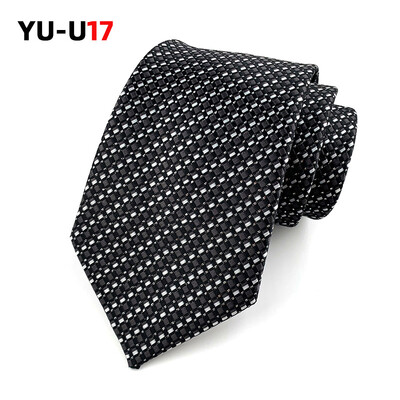 Jauns 8CM Corbatas Profesionālās kleitas kaklasaites Svītrains biznesa modes krekls vīriešu kaklasaite