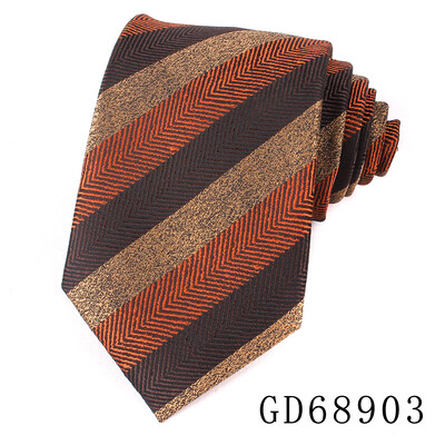 Vīriešu modes plata, slīpa svītra, ar rokām sasieta kaklasaite, svītraina žakarda kaklasaites līgavainim, ideāli piemērota biznesam, kāzu banketam