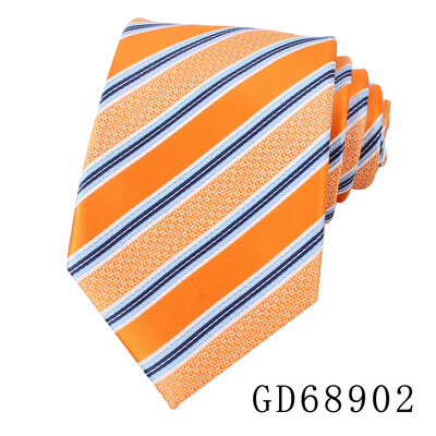 Vīriešu modes plata, slīpa svītra, ar rokām sasieta kaklasaite, svītraina žakarda kaklasaites līgavainim, ideāli piemērota biznesam, kāzu banketam