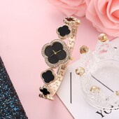 Нови модни дамски часовници Луксозни часовници с гривни от розово злато Дамски ръчни часовници Дамски ежедневни кварцови часовници Часовник Relogio Feminino