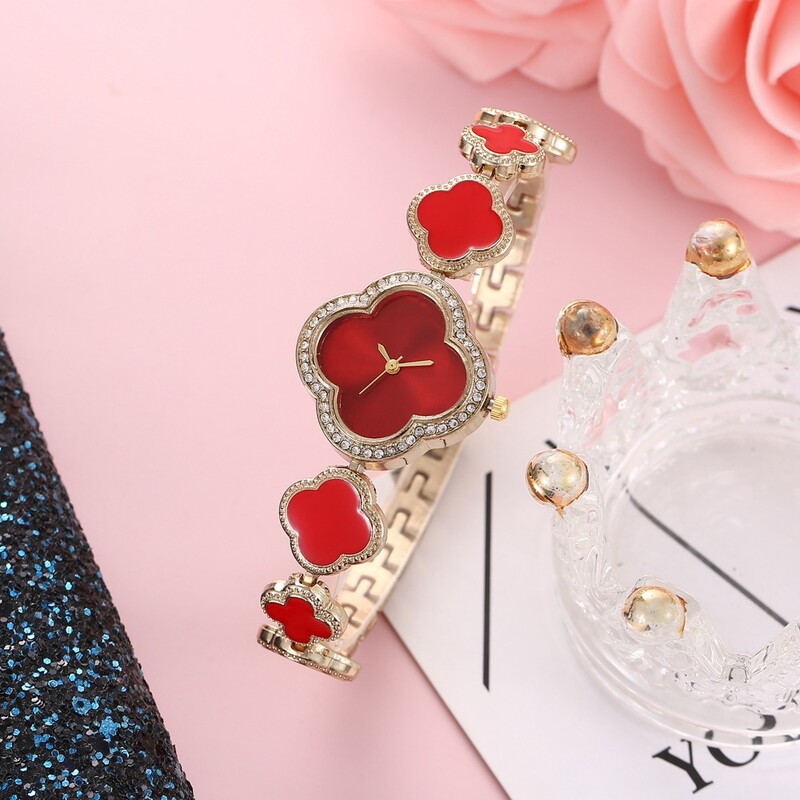 Нови модни дамски часовници Луксозни часовници с гривни от розово злато Дамски ръчни часовници Дамски ежедневни кварцови часовници Часовник Relogio Feminino