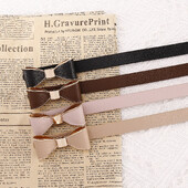 4gab bantītes josta sieviešu josta Burvīgs un rotaļīgs stils Vidukļa rotājums kleitām Super plāna josta 1.5cm