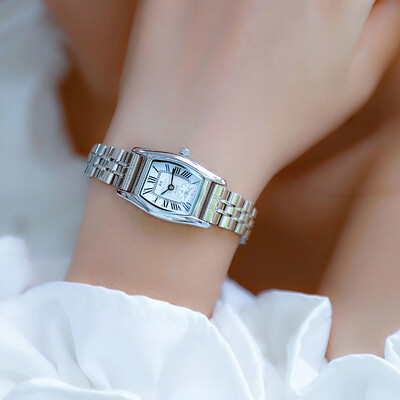 Sieviešu pulksteņi Modes augstas kvalitātes retro ādas siksniņas kvarca pulkstenis sievietēm ar mazu kvadrātveida ciparnīcu Sieviešu ūdensizturīgs pulkstenis