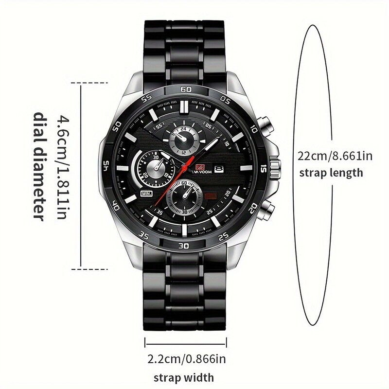 Labākais vīriešu pulkstenis, sporta stils, 46 mm, liels ādas sacīkšu stils ikdienas modes oriģināls, melnā rozā zelta kalendāra kvarca pulkstenis Relogio