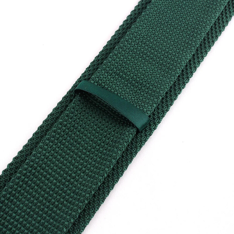 Vīriešu šaura adīta kaklasaite zaļā krāsā jaukta raksta gadījuma kaklasaite ar plakanu galu, adīta, plāna kaklasaite kāzām, pašsaieta līgavainim