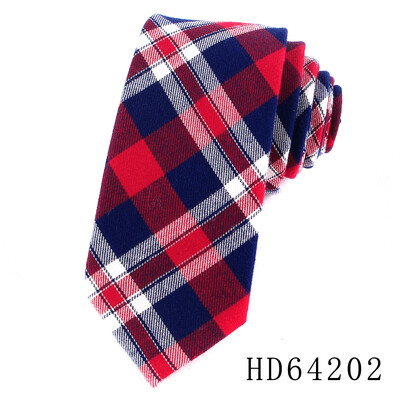 Zīmola kaklasaites vīriešiem 100% kokvilnas vīriešu kaklasaite, šaura, rūtaina kaklasaite vīriešiem.