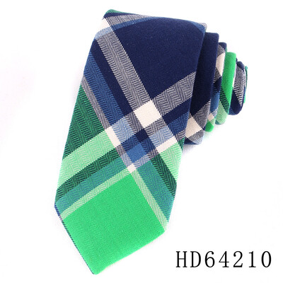 Zīmola kaklasaites vīriešiem 100% kokvilnas vīriešu kaklasaite, šaura, rūtaina kaklasaite vīriešiem.