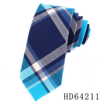 Zīmola kaklasaites vīriešiem 100% kokvilnas vīriešu kaklasaite, šaura, rūtaina kaklasaite vīriešiem.