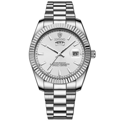 BINBOND B7012 Ανδρική μόδα Επαγγελματικό Αθλητικό Ρολόι Χαλαζία 30M αδιάβροχο φωτεινό κλασικό ημερολόγιο Δημιουργικό ρολόι ανδρικό ρολόι χειρός