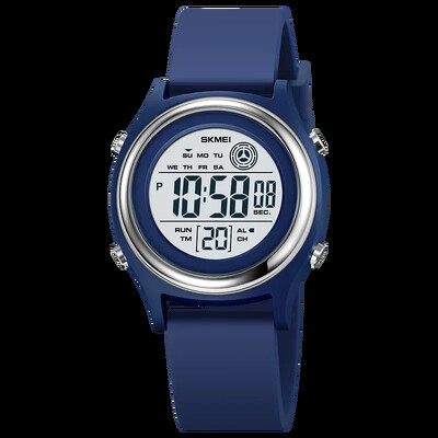 SKMEI Ceasuri de lux, rezistente la apă, rezistente la șocuri, sport, cu numărătoare inversă, ceas de mână digital pentru femei, cronometru, pentru femei, pentru femei, relogii 2094