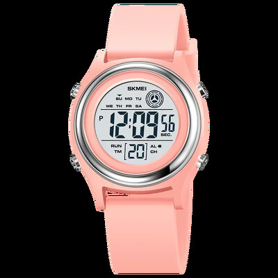 SKMEI Ceasuri de lux, rezistente la apă, rezistente la șocuri, sport, cu numărătoare inversă, ceas de mână digital pentru femei, cronometru, pentru femei, pentru femei, relogii 2094