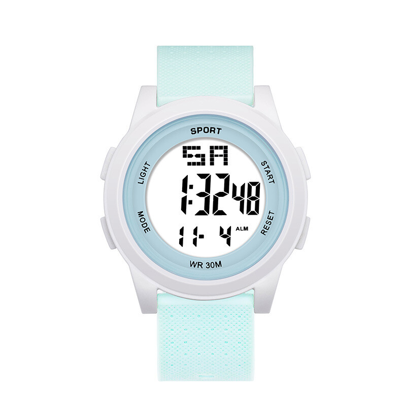 Satovi za žene, modni sat s LED zaslonom visoke razlučivosti, vodootporan višenamjenski elektronski digitalni sat