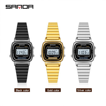 SANDA Fashion Gifts Δώρα Ψηφιακό ρολόι LED για αγόρια Γυναικείο αθλητικό ρολόι Χρονόμετρο Αδιάβροχο μικρό καντράν Απλά Μαθητικά Ρολόγια χειρός