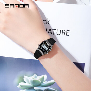 SANDA Fashion Gifts Δώρα Ψηφιακό ρολόι LED για αγόρια Γυναικείο αθλητικό ρολόι Χρονόμετρο Αδιάβροχο μικρό καντράν Απλά Μαθητικά Ρολόγια χειρός