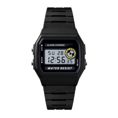 Ceas electronic sport, marca de top, ceas de mână, ceasuri digitale simple pentru fete, curea impermeabilă din PU, ceas cu alarmă, cadou pentru femei