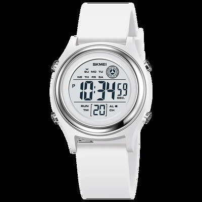 SKMEI 2094 Cronometru pentru femei, ceas de mână pentru femei, 50M, rezistent la apă, rezistent la șocuri, ceasuri digitale, afișaj cu lumină din spate, ceasuri digitale