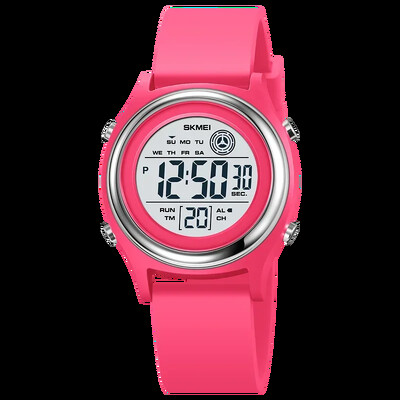 SKMEI 2094 Cronometru pentru femei, ceas de mână pentru femei, 50M, rezistent la apă, rezistent la șocuri, ceasuri digitale, afișaj cu lumină din spate, ceasuri digitale