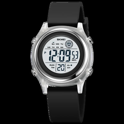 SKMEI 2094 Cronometru pentru femei, ceas de mână pentru femei, 50M, rezistent la apă, rezistent la șocuri, ceasuri digitale, afișaj cu lumină din spate, ceasuri digitale