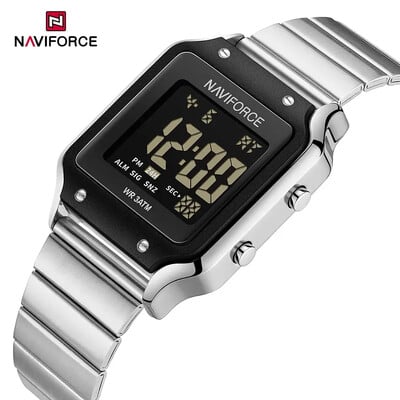 NAVIFORCE NF5046 Naiste Tippbrändid digitaalne käekell 3bar veekindel naistekell Sport vabaaja käekell