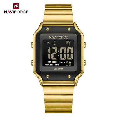 NAVIFORCE NF5046 Ženski digitalni sat vrhunskih marki 3 bara Vodootporni ženski satovi Sport Ležerni ženski sat