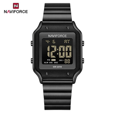 NAVIFORCE NF5046 Ženski digitalni sat vrhunskih marki 3 bara Vodootporni ženski satovi Sport Ležerni ženski sat