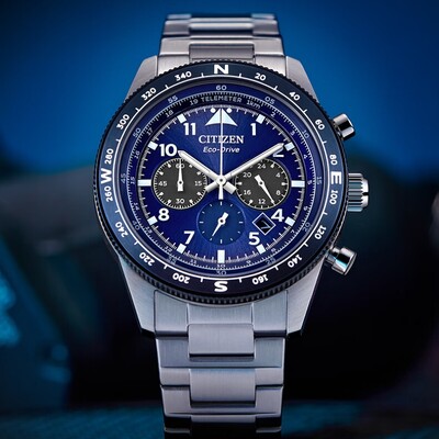 CITIZEN Curea din piele Cuarț Ceas cronograf sport profesional pentru bărbați Cadou de Ziua Îndrăgostiților Brățară de bijuterii pentru bărbați