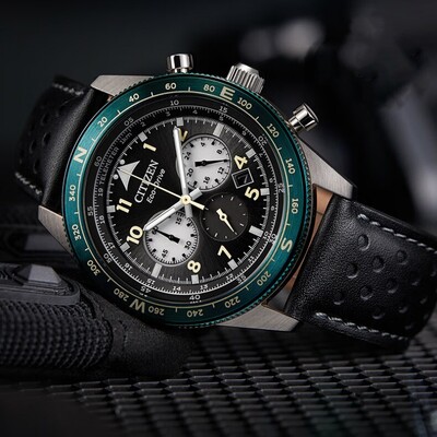 CITIZEN Curea din piele Cuarț Ceas cronograf sport profesional pentru bărbați Cadou de Ziua Îndrăgostiților Brățară de bijuterii pentru bărbați