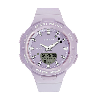 UTHAI CE64 Часовник за жени Мода Спорт на открито 5 бара Водоустойчив женски електронен ръчен часовник Деца Момичета Часовници Часовник