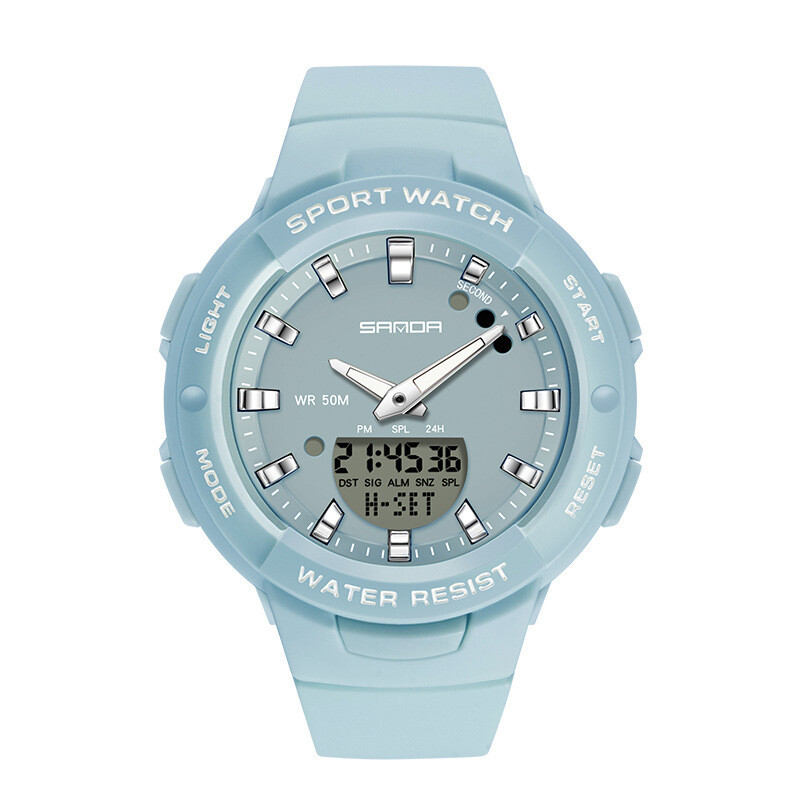 UTHAI CE64 Часовник за жени Мода Спорт на открито 5 бара Водоустойчив женски електронен ръчен часовник Деца Момичета Часовници Часовник