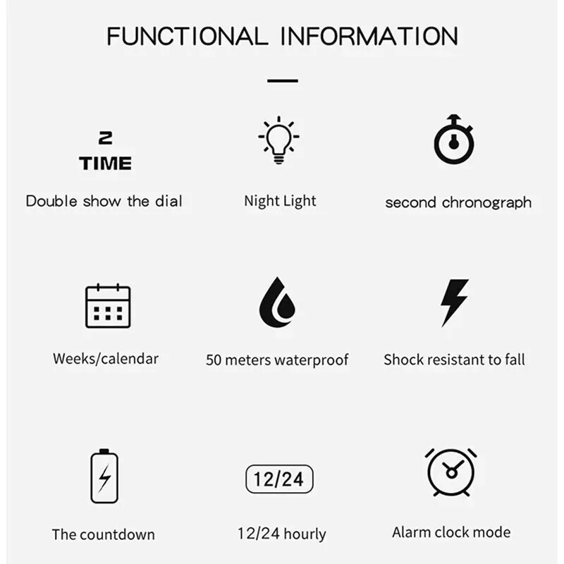 Ceas digital cu LED SANDA 6067 G Style pentru femei, cronograf sport, ceas de mână cu cuarț pentru femei, ceas electronic pentru fete, rezistent la apă