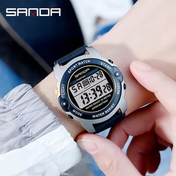 SANDA 6003 Αθλητικά Γυναικεία Ρολόγια Μόδα Casual Αδιάβροχο LED Ψηφιακό ρολόι Γυναικεία ρολόγια χειρός για γυναίκες Ρολόι Relogio Feminino