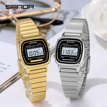 SANDA Γυναικείο Golden Classic Quartz Ρολόι Μόδα Γυναικείο Κομψό Ρολόι Πολυτελή Δώρο Ρολόγια Casual Γυναικείο αδιάβροχο ρολόι χειρός