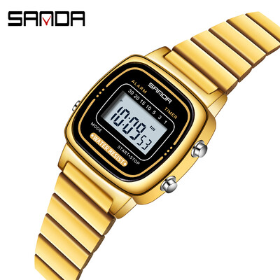 SANDA Ceas Cuarț Clasic Auriu Femei Ceas Elegant Femeie Ceas Cadou de Lux Ceas de mână Ocazional pentru Damă