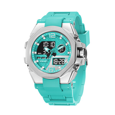 JAUNS Sporta Pulkstenis Vīriešu SMAEL Dual Time Watch Digitālais Led Pulkstenis Modinātājs 8103 Modes Vīriešu Rokas pulksteņi Digitālais LED Pulkstenis Sports