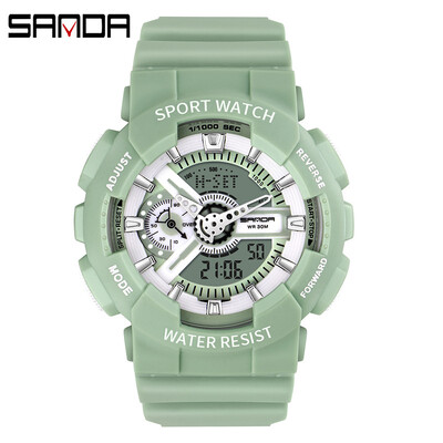 Ceasuri sportive de damă, auriu roz, alb