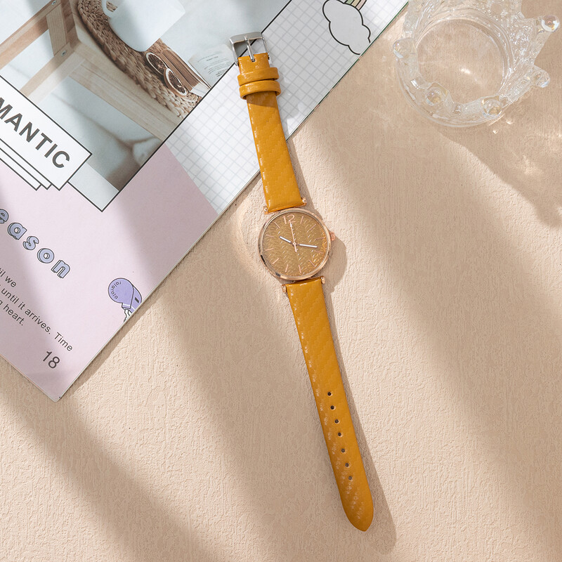 Modes sieviešu pulkstenis rokas ādas siksniņa, jūras aļģu tekstūras temperamenta pulkstenis sievietēm, kvarca rokas pulkstenis, sieviešu pulkstenis