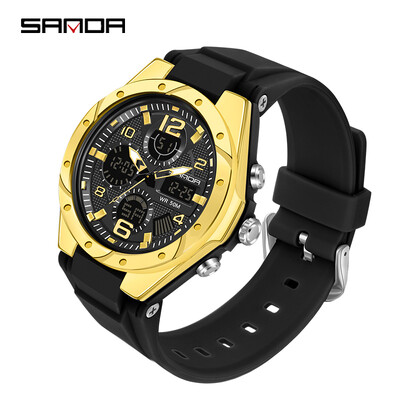 SANDA Modes sporta sieviešu pulksteņi Modes ikdienas ūdensizturīgs LED digitālais pulkstenis sieviešu rokas pulksteņi ikdienas pulkstenis reloj hombre