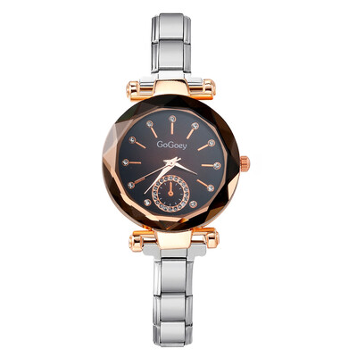 GEMOSA ikdienas minimālisma dizaina kvarca pulkstenis sievietēm vīriešiem, nerūsējošā tērauda platums 9 mm, siksniņa modes ballītei dzimšanas dienā, ikdienas dāvana